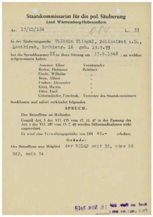 Fliegel, Wilhelm