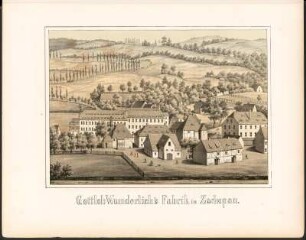 Gottlob Wunderlichs Fabrik in Zschopau