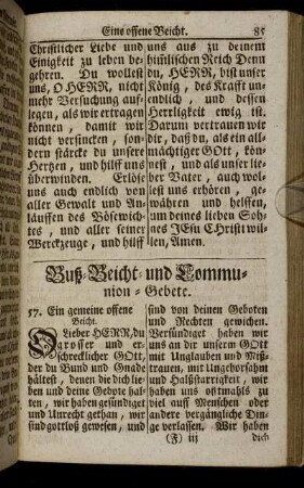 Buß- Beicht- und Communion- Gebete.