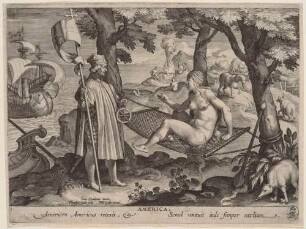 America (Die Entdeckung Amerikas), Blatt 1 der Folge "Nova Reperta"
