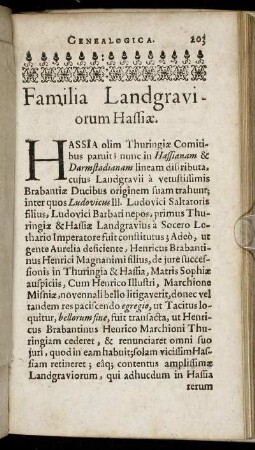 Familia Landgraviorum Hassiae