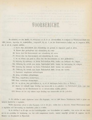 Voorbericht