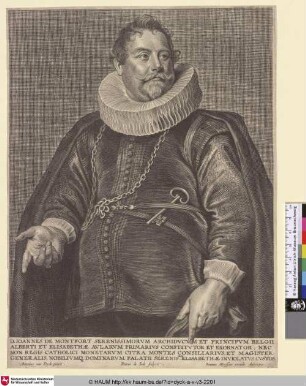 Ioannes de Montfort [Porträt des Künstlers Jean de Montfort; Jan de Montfort; Portret van Jan van Montfort]