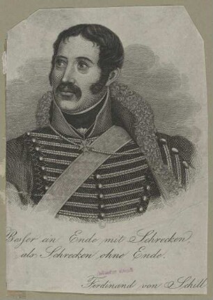 Bildnis des Ferdinand von Schill