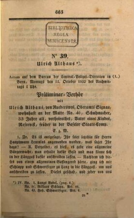 Untersuchungsakten über die in der Republik Bern im Jahr 1832 stattgefundenen Reaktionsversuche, 4,2. Untersuchungsacten wegen der in Bern stattgehabten Anwerbungen