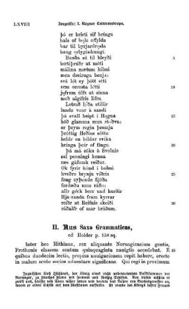 II. Aus Saxo Grammatiens