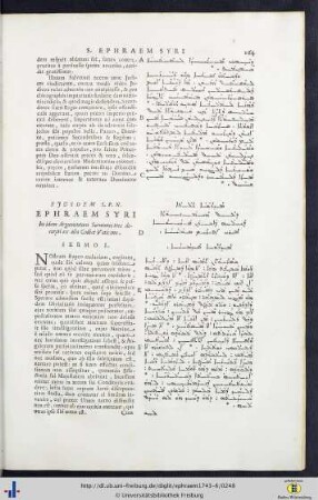 In idem Argumentum Sermones tres decerpti ex aliae Codice Vaticano.
