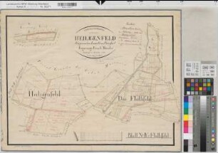 Laer (Laer), Teilung des Heiligenfeldes, Brouillonkarte Bl.4 Flothfeld