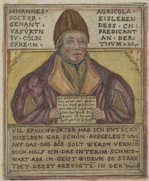 Bildnis des Iohannes Agricola