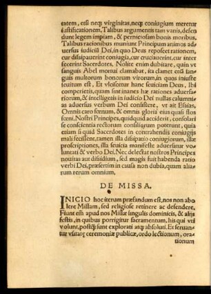 De Missa.