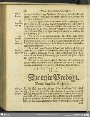 Vom Ampt der Schlüssel
