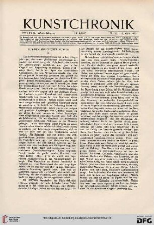 Heft 25 (19. März 1915)