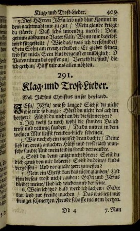 Klag- und Trost-Lieder.