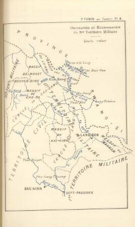 Orographie et hydrographie du 2me Territoire Militaire