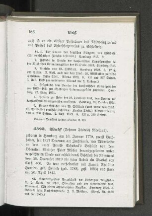 4523. Wulff (Johann Diedrich Nicolaus).