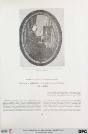 Ignacy Jasiński - malarz zapomniany (1833-1878)