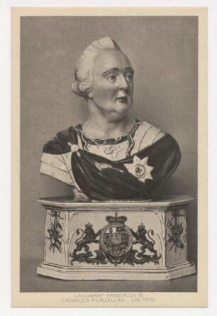 Landgraf Friedrich II Casseler Porzellan. Um 1770.