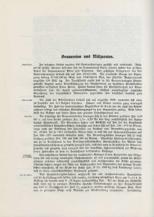 Brauereien und Mälzereien