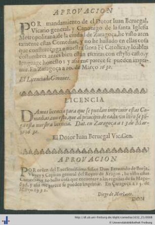 Aprovacion; Privilegio.