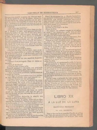 Libro XX : A la luz de la luna