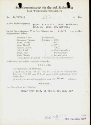 Mauth, Ernst