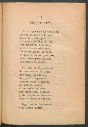 Separación