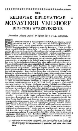 Prooemium Autoris anitqui de historia loci a. 1514. conscriptum.