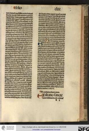 Exaltatio sancte crucis dicitur quia tali die fides et sancta crux plurimum exaltata fuit.