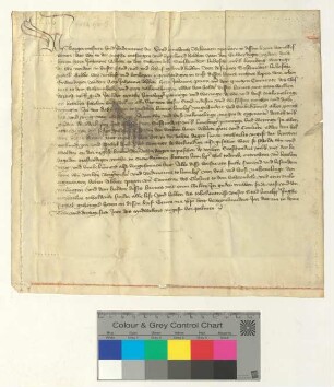 Bürgermeister und Ratsmannen von Lüneburg verkaufen für 600 Mark eine ablösbare Rente von 30 Mark an den Scharnebecker Abt Johann, den Prior Johann und den Convent.