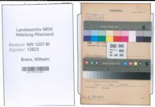 Entnazifizierung Wilhelm Brans , geb. 07.02.1902 (Rendant)