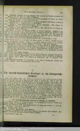 K. Die deutsch-katholischen Prediger etc.im Königreiche Sachsen