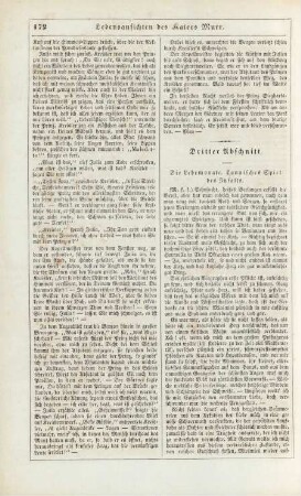 Dritter Abschnitt. Die Lehrmonate. Launisches Spiel des Zufalls