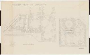 Flughafen Schönefeld Grünflächen: Lageplan mit Gartenplan 1:500