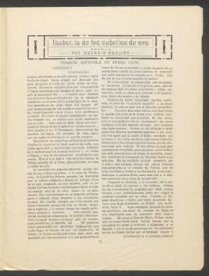 Isabel, la de los cabellos de oro : Novela. Capítulo I - (Continuación)