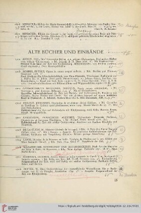 Alte Bücher und Einbände (Nr. 170-170)