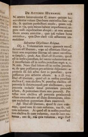 101-104, Articulus II. Solvuntur Objectiones Reliquae ...
