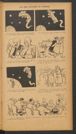 Lo que sucedió al cometa - [Cómic]