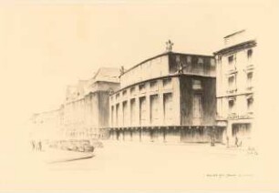 Staatsoper, Hamburg: Ansicht für Studie 1 und 2