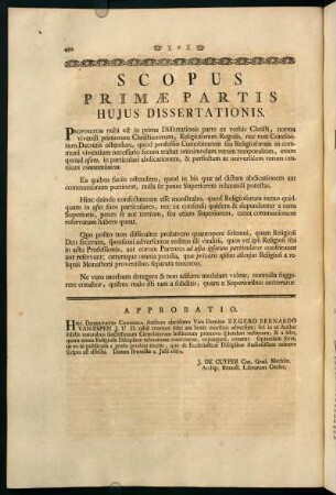 450, Scopus Primae Partis Hujus Dissertationis.
