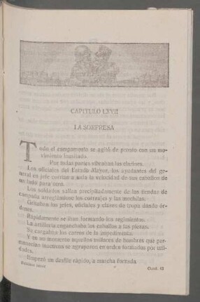 Capítulo LXVII - La sorpresa