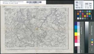 Karte von Frankreich 1:80.000. Gruppe I: Nancy 69 D. [Kartographische Abtheilung der Königl. Preuss. Landes-Aufnahme]