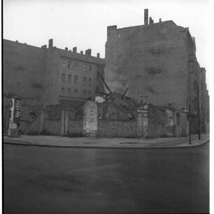 Negativ: Gelände, Motzstraße 72, 1952
