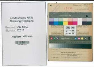 Entnazifizierung Wilhelm Hoelters , geb. 24.02.1906 (Arbeiter)