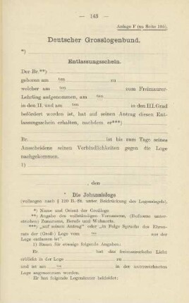 Anlage F (zu Seite 105)