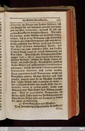 4) Vom Schlaffen und Wachen.