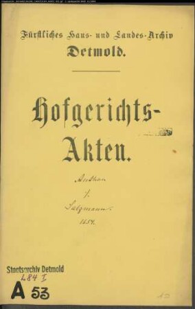 Anthon, Heinrich, holsteinscher Sekretär gegen Anton Salzmann, Regimentsquartiermeister und Arnd zu Bexten, Konduktor zum Kluckhof - Schuldforderung