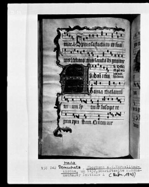 Chorbuch: Initiale A