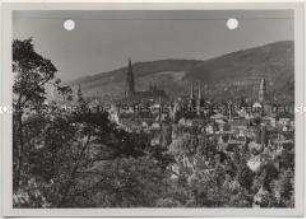 Schwarzwald, Freiburg im Breisgau, Blick vom Lorettoberg