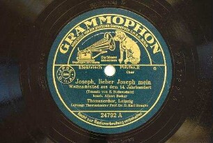 Enthält außerdem: In dulci jubilo, Weihnachtslied aus dem 14. Jahrhundert / bearb. Carl Thiel Joseph, lieber Joseph mein. Weihnachtslied aus dem 14. Jahrhundert