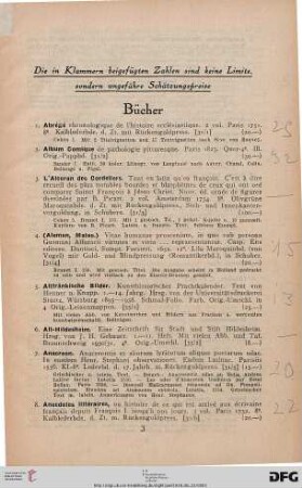 Bücher (Nr. 3-40)